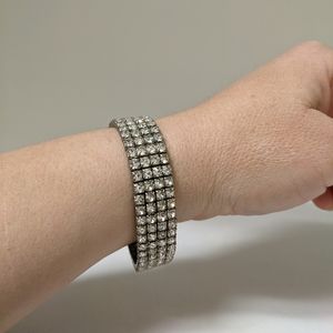 Faux diamond bracelet